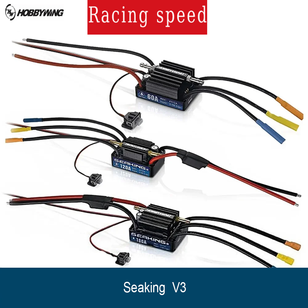 Brushless Esc Waterproof 120A Marine - SeaKing V3 Fırçasız ESC 30A/60A/120A/130A/180A 2-6S,