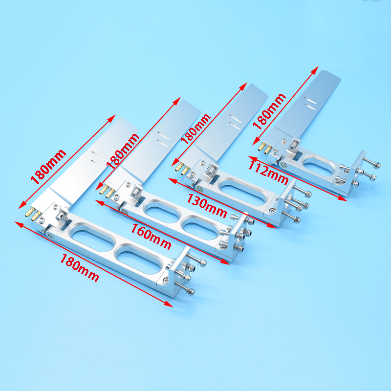 Rc Boat Rudder Aluminum Water Pickup - CNC Alüminyum 112x180/130x180/160x180/180x180mm Çift Su Alma