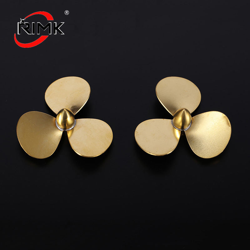 Rc Boat Metal Propeller Copper 3 Blade - 1 adet Bakır 3-Blades Pervane Φ2mm/M3/M4