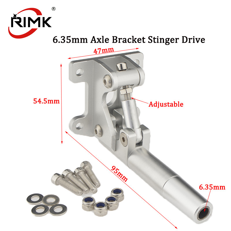 Rc Boat Flex Shaft Drive Cable 4Mm - RC tekne 6.35mm aks/mil braketi Stinger
