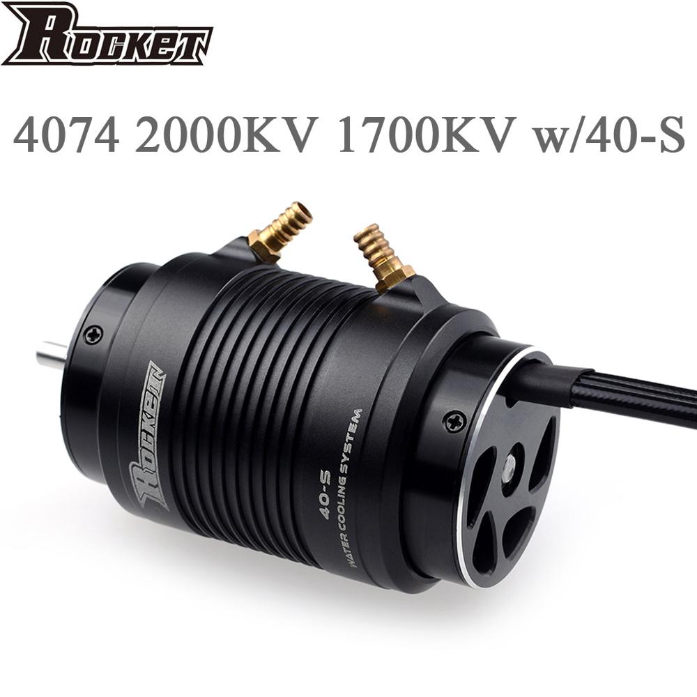 Rocket 4074 1700KV 2000KV 2250 - Rc Boat Water Cooling Jacket Motor incelemesi ve fiyatı