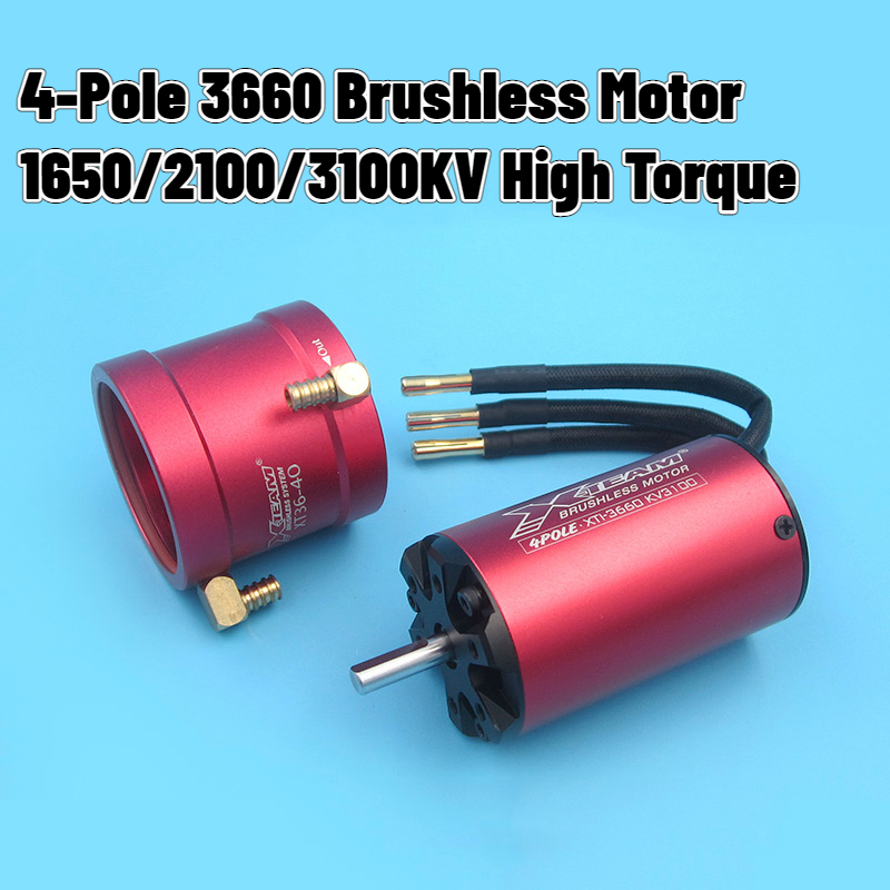 4-Pole 3660 fırçasız Motor KV1 - Rc Boat Water Cooling Jacket Motor incelemesi ve fiyatı