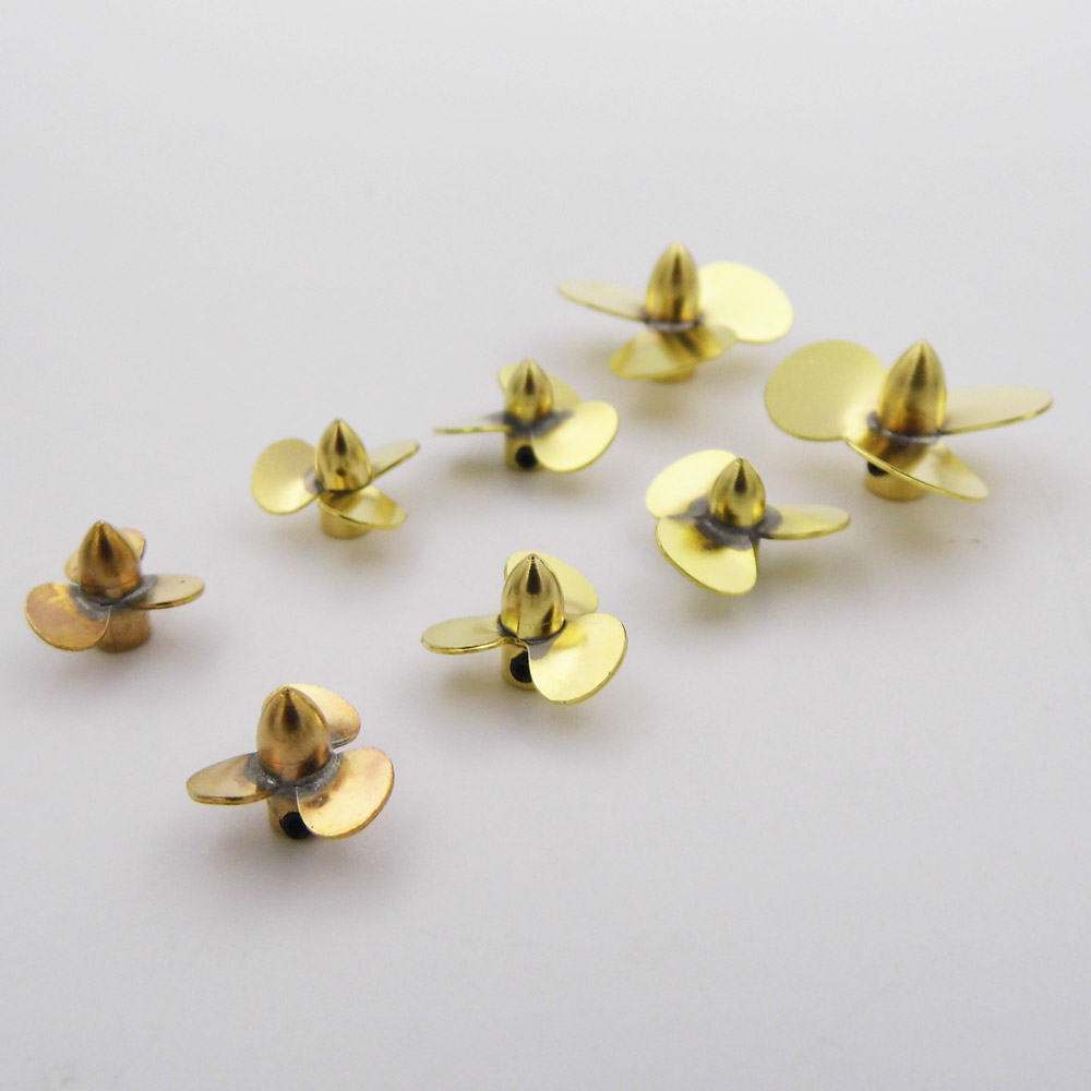 1 adet 12mm 14mm 16mm 20mm 23m - Rc Boat Metal Propeller Copper 3 Blade incelemesi ve fiyatı