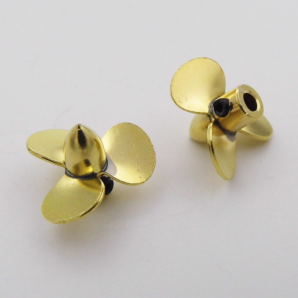 1 adet 12mm 14mm 16mm 20mm 23m - Rc Boat Metal Propeller Copper 3 Blade incelemesi ve fiyatı