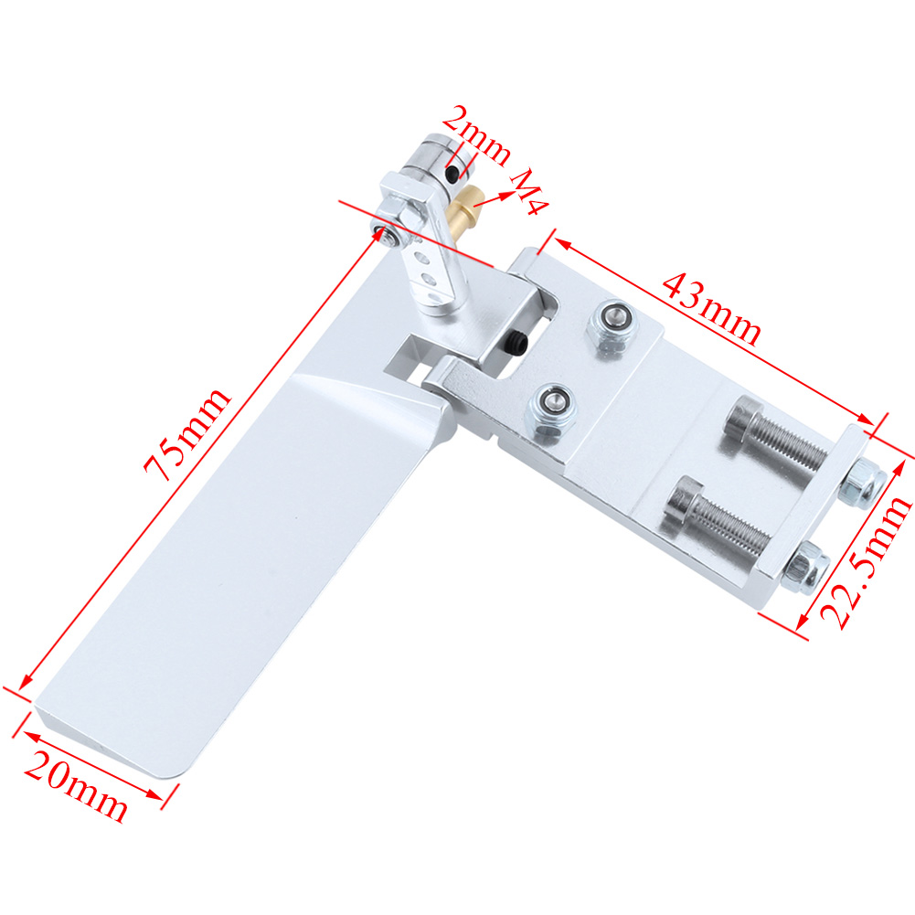 HobbyPark Alüminyum 75mm / 95m - Rc Boat Rudder Aluminum Water Pickup incelemesi ve fiyatı