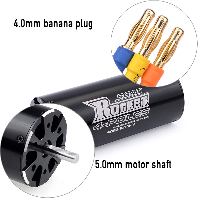 1000mm (veya üstü) RC araba 40 - Rc Boat Water Cooling Jacket Motor incelemesi ve fiyatı