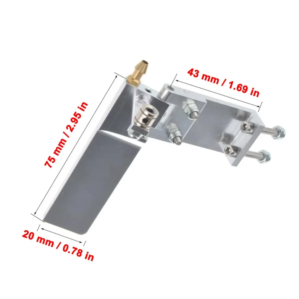 75 mm Alüminyum RC Tekne, Su E - Rc Boat Rudder Aluminum Water Pickup incelemesi ve fiyatı