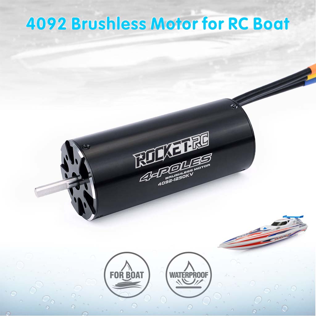 Rocket-RC 4092 1250KV 1520KV S - Rc Boat Water Cooling Jacket Motor incelemesi ve fiyatı