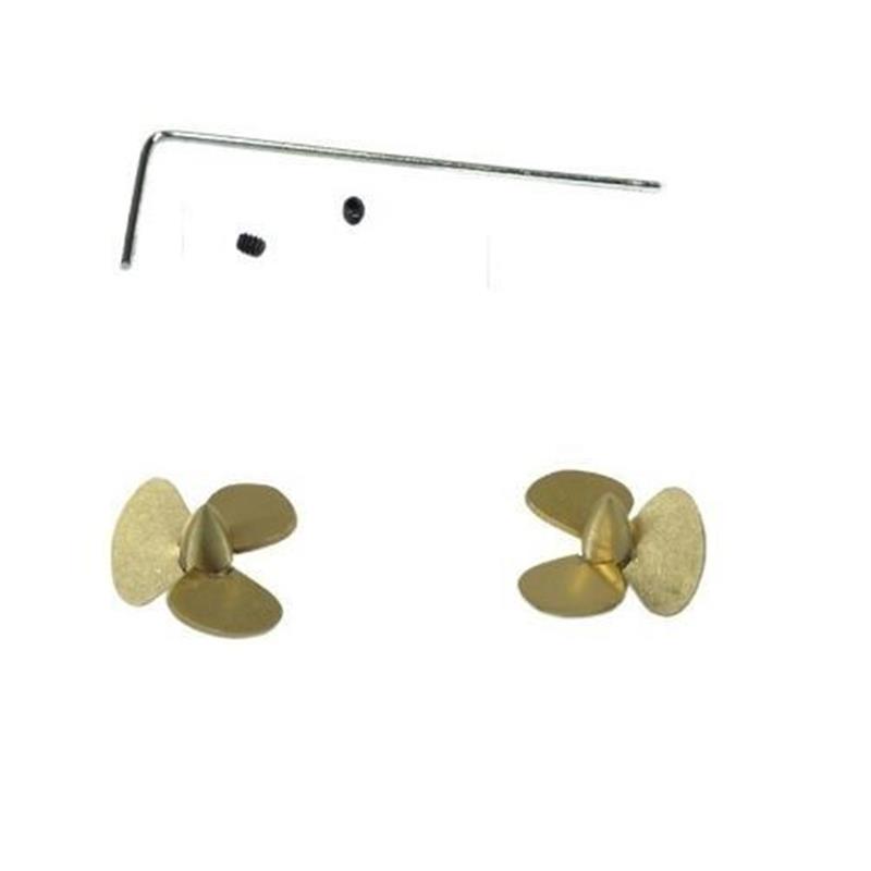 12.4mm 3 Bıçaklı Bakır Pervane - Rc Boat Metal Propeller Copper 3 Blade incelemesi ve fiyatı