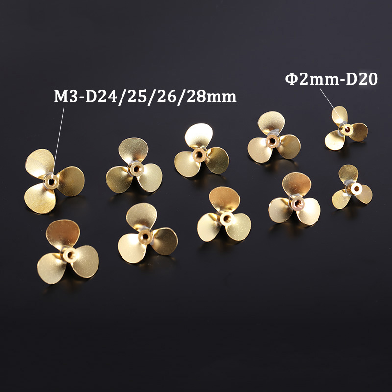 1 adet Bakır 3-Blades Pervane  - Rc Boat Metal Propeller Copper 3 Blade incelemesi ve fiyatı