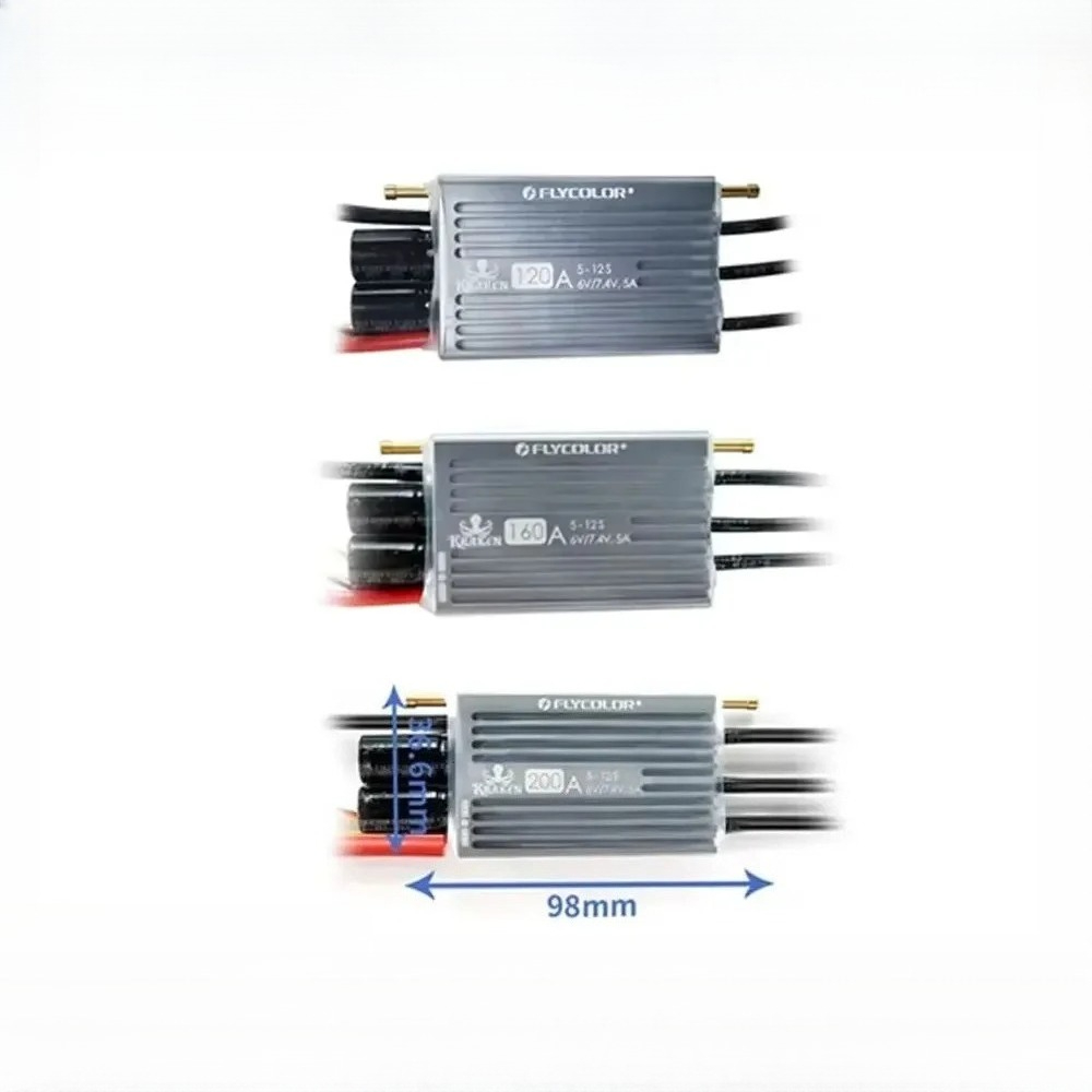 FLYCOLOR KRAKEN Yüksek Voltaj  - Brushless Esc Waterproof 120A Marine incelemesi ve fiyatı