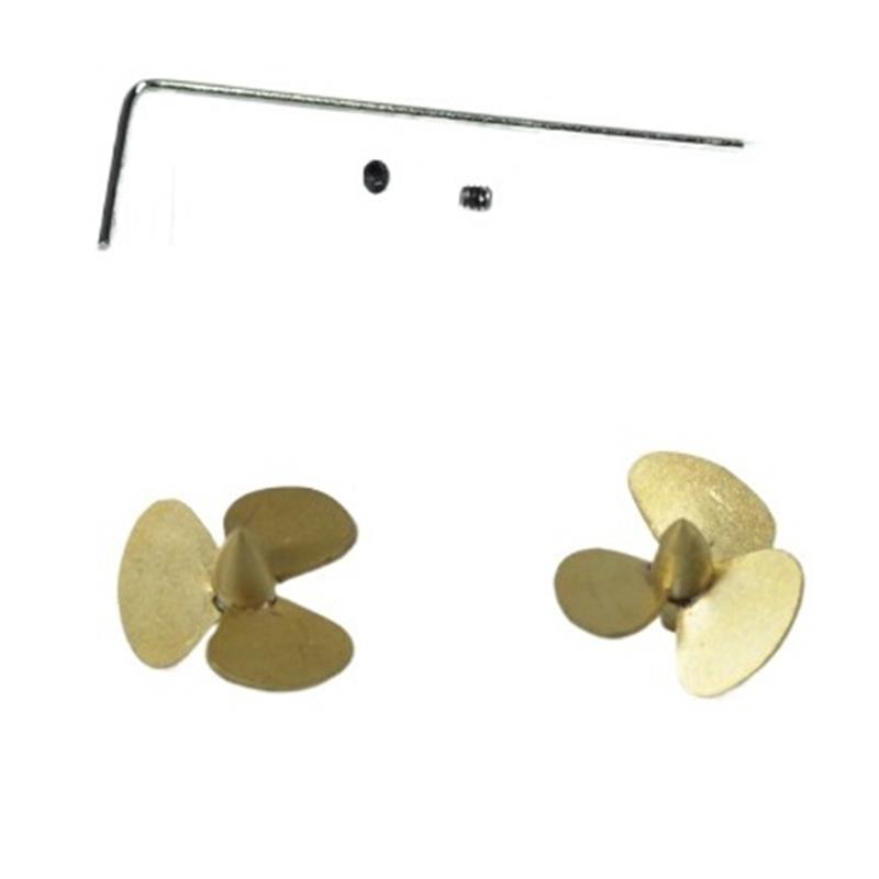 13.5mm 3 Kanatlı Bakır Pervane - Rc Boat Metal Propeller Copper 3 Blade incelemesi ve fiyatı
