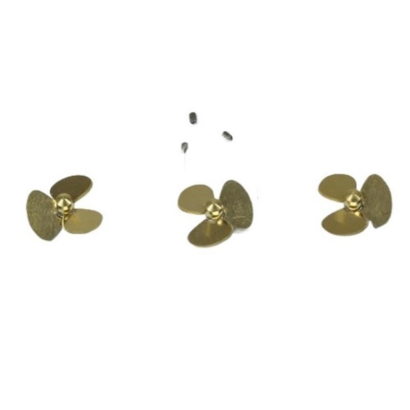10.5mm 3 Kanatlı Bakır Pervane - Rc Boat Metal Propeller Copper 3 Blade incelemesi ve fiyatı
