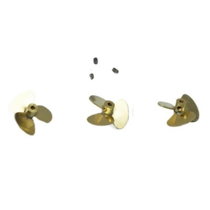 10.5mm 3 Kanatlı Bakır Pervane - Rc Boat Metal Propeller Copper 3 Blade incelemesi ve fiyatı