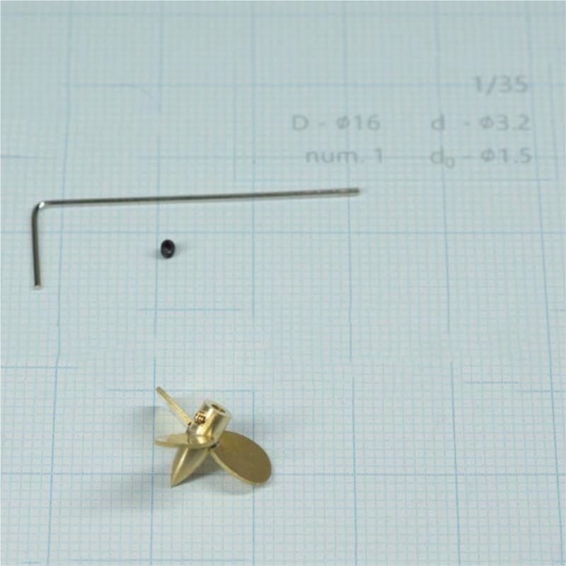 16mm 3 Kanatlı Bakır Pervane R - Rc Boat Metal Propeller Copper 3 Blade incelemesi ve fiyatı